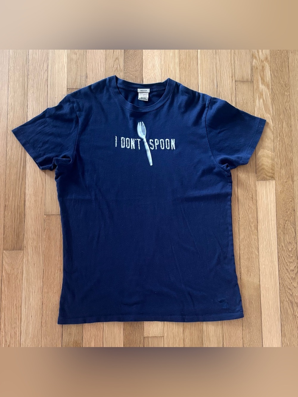 Vintage Banned Y2K Abercrombie Fitch Shirt Humor Muscle Tee I Don’t Spoon XL